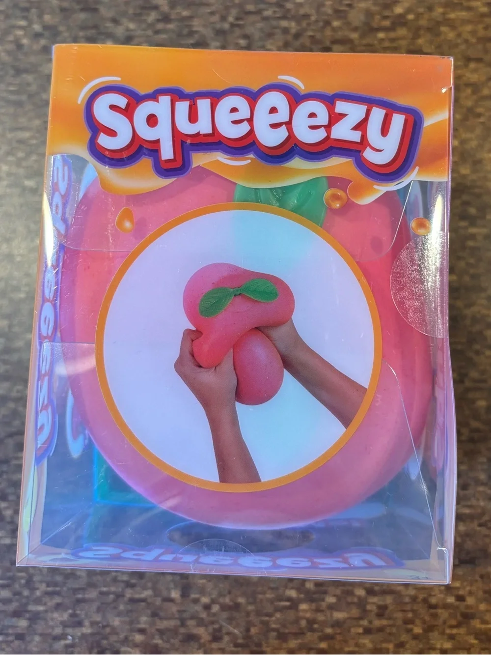 Squeeezy Peach Toy - Picture 3 of 4